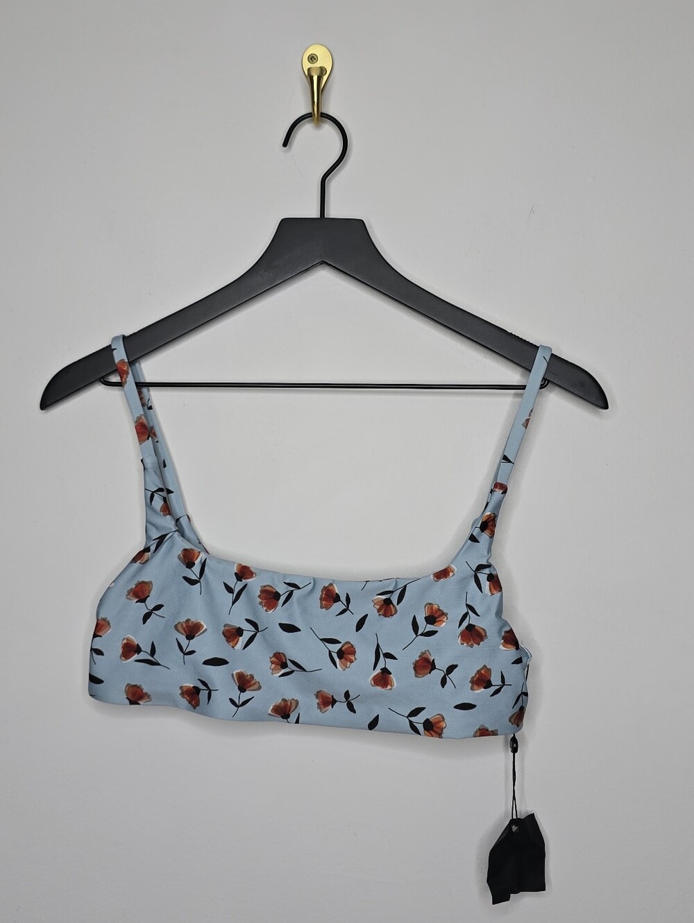 Free People Stone Fox Bandeau Bikini Top Size Large NWOT